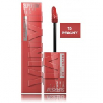 Maybelline SuperStay Vinyl Ink vedel huulepulk - 15 Peachy