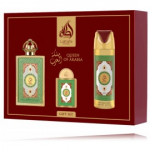 Lattafa Queen of Arabia komplekt naistele (100 ml EDP + 20 ml EDP + 200 ml deodorant-sprei) - Komplekt