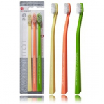 Swissdent Colours Gentle Extra-Soft Toothbrushes eriti &otilde;rnad hambaharjad 3 tk. - Yellow, Orange, Green