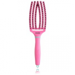 Olivia Garden Finger Brush Boar & Nylon juuksehari - Lollipop Pink