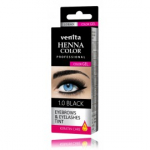 Venita Professional Henna Color Gel kulmude geelv&auml;rv - 1.0 - Black