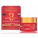 Bielenda Super Trio Retinol Vitamin C 40+ niisutav n&auml;okreem - 50 ml.