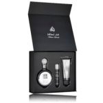 Lattafa Pride Fakhar Black EDP komplekt meestele (parf&uuml;&uuml;mvesi 100 ml + parf&uuml;&uuml;mvesi 12 ml + du&scaron;igeel 100 ml) - 1 tk.