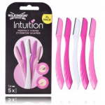 Wilkinson Sword Perfect Finish Eyebrow Shaper raseerija kulmude ja n&auml;o jaoks - 5 tk.