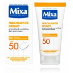 Mixa Niacinamide Bright Protective and Correcting Dark Spot Cream SPF50 kirgastav kaitsekreem pigmendilaikude vastu - 50 ml.