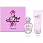 Salvatore Ferragamo Amo Ferragamo Flowerful rinkinys moterims (50 ml. EDT + 100 ml. kūno losjonas) - Komplekt