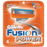 Gillette Fusion Power raseerija vahetusterad - 4 tk.