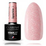 Claresa Soak Off UV / LED Color Sparkle kauap&uuml;siv h&uuml;briid k&uuml;&uuml;nelakk - Sparkle 3