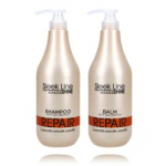 Stapiz Sleek Line Repair juuste taastamise komplekt (1000 ml palsam + 1000 ml &scaron;ampoon) - Komplekt