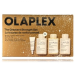 Olaplex The Greatest Strength Set juuksehoolduskomplekt (5 ml seerum + 100 ml kreem + 100 ml &scaron;ampoon + 100 ml palsam) - Komplekt