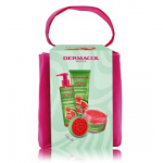 Dermacol Aroma Ritual Fresh Watermelon komplekt (250 ml du&scaron;igeel + 250 ml vedelseep + 200 g kehakoorija + k&auml;sn + kosmeetikkakott) - 1 tk.