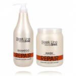 Stapiz Sleek Line Repair juuste taastamise komplekt (1000 ml &scaron;ampoon + 1000 ml mask) - Komplekt