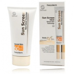 FrezyDerm Sun Screen Velvet Technology Second Skin SPF50+ kūno kremas - 125 ml.