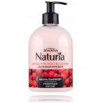 Joanna Naturia Raspberry vedel kreemjas k&auml;teseep vaarikaekstraktiga - 500 ml.