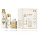Lattafa Bade'e Al Oud Honor & Glory komplekt meestele ja naistele (100 ml EDP + 200 ml deodorant + 300 ml &otilde;huv&auml;rskendaja) - Komplekt