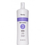 Fanola Fiber Fix Fiber Shampoo 3 &scaron;ampoon v&auml;rvitud juustele - 1000 ml.