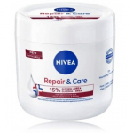 Nivea Repair & Care Urea kreem n&auml;ole, kehale ja k&auml;tele gl&uuml;tseriini ja uureaga - 400 ml.