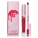 Kylie Jenner Cosmetics Matte Liquid Lipstick & Lip Liner huulepulgakomplekt (vedel huulepulk 3 ml + huulepliiats 1,1 g) - 401 Victoria
