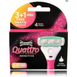 Wilkinson Sword Quattro For Women Sensitive raseerimisterad - 4 tk.