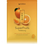 Korika Superfruits Hallabong Brightening Sheet Mask lehtn&auml;omask - 25 g.