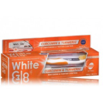 White Glo Curcumin & Turmeric Tartar Control And Whitening Toothpaste komplekt (100ml) hambakivi eest kaitsev pasta + hambahari - 1 tk.