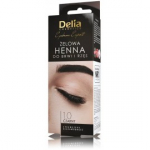 Delia Henna Eyebrows & Eyelashes Gel Tint kulmude ja ripsmete toonimise geel - 1.0 Black