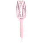 Olivia Garden Fingerbrush Double Bristles topeltharjastega juuksehari - Pastel Pink