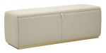 Esikupink BAUTY 130x45x45, kreem/kuldne