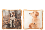 Dekoratiivpadi DOG suur 2tk, pruun/beež