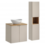 Komplekt VIVA 60 cm + LOLA valamu, tamm