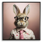 Maal BUNNY 62,5x62,5x2,8cm, mitmev&auml;rviline