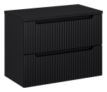 M&ouml;&ouml;blikomplekt NOVA BLACK 80 cm lauaplaadiga, matt must