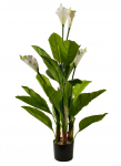 Kunsttaim VIRIDIS 120 cm potis, valge