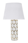 Laualamp CARV &Oslash; 34,5x56 cm, kuldne/valge