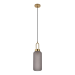 Rippvalgusti LUTON 13 cm, hall/kuldne