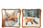 Dekoratiivpadi FOX 2tk 60x60cm, pruun
