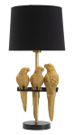 Laualamp PARROTS &Oslash; 30X62,5, must/kuldne
