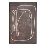 Seinapilt APIA 80x120 cm, tumepruun