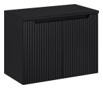 M&ouml;&ouml;blikomplekt NOVA BLACK 80 cm lauaplaadiga, matt must
