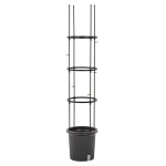 Lillepott alusega CULTIVO 28x28x148cm, antratsiit