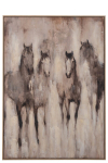 Maal HORSE l&otilde;uendil 142,6x102,6cm, beež
