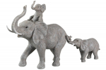 Kuju ELEPHANT lapsega seljas, hall