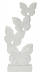 Dekoratiivkuju BUTTERFLY MINIMAL 12x6x26 cm, valge