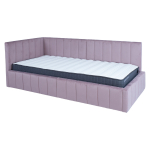 Voodi JASPER 90x200cm madratsiga, roosa