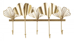 Riidenagi LEAVES 5-konksuga, kuld