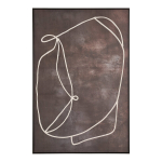 Seinapilt APIA 80x120 cm, tumepruun