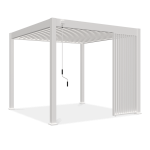 Pergola lamellpaneel GUTROOF ELEGANCE 1m, valge