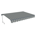 Markiis GUTROOF CLASSIC 5x3m, hall/valge