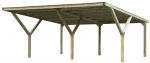 Aiapaviljon WEKA Y 612 puidust (5,9x6 m)