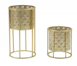 Lillepotihoidja GOLVY komplekt 2tk, kuldne